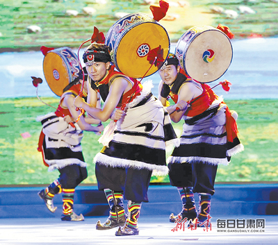 鼓舞金城 第七屆蘭州國際鼓文化藝術周暨第八屆蘭州國際民間藝術周拉開帷幕